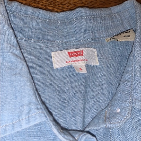 Levi’s button down denim dress - Picture 2 of 2